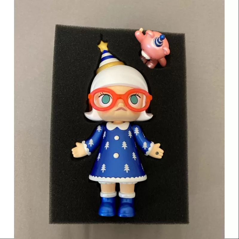 MOLLY Feliz Navidad Azul Grande 2017 Edición Limitada