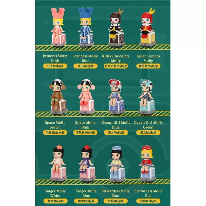 MOLLY Happy Train Party Series Conjunto completo abierto