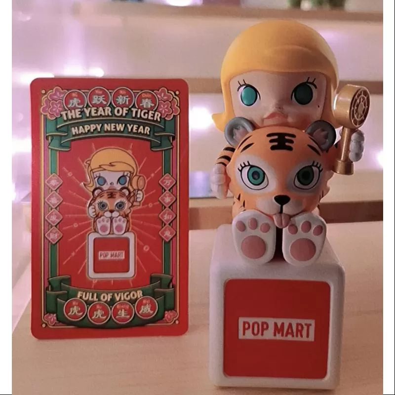 MOLLY Pop Mart La serie del año del tigre MOLLY Lleno de vigor