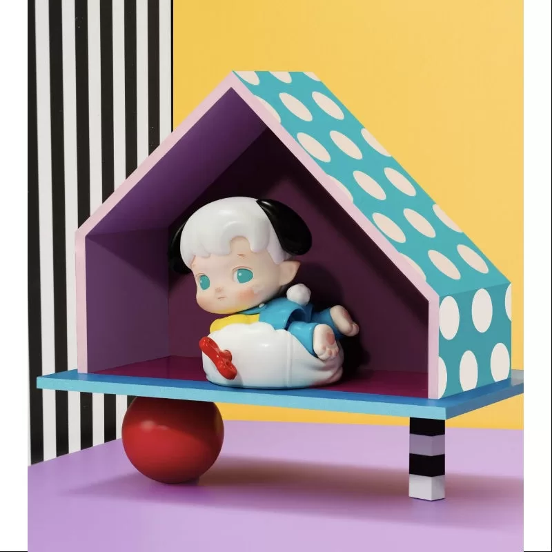 Máquina del tiempo rodante Hacipupu Serie Perro de cuerda