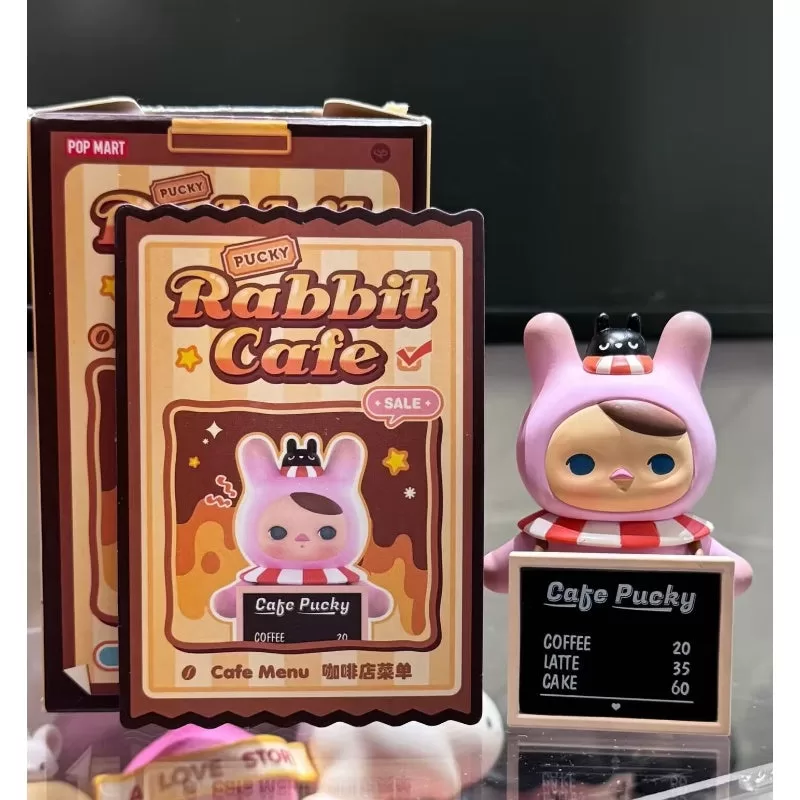 Menú del café de la serie PUCKY Rabbit Cafe