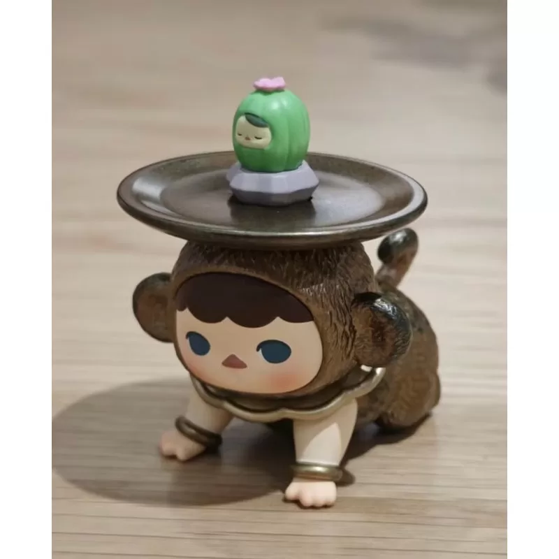 Mesa con bandeja de monos de la serie temporal de PUCKY Home