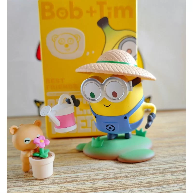 Minions Bob + Tim Mejor Juntos Serie Conjunto Completo Abierto