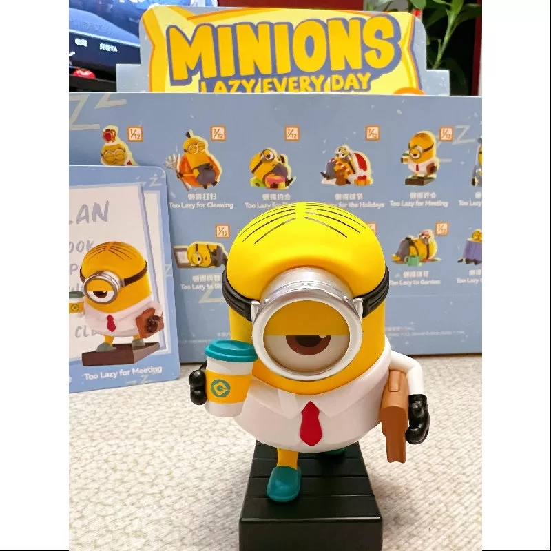 Minions Lazy Every Day Series Conjunto completo abierto Minions Lazy Every Day Series Conjunto completo abierto