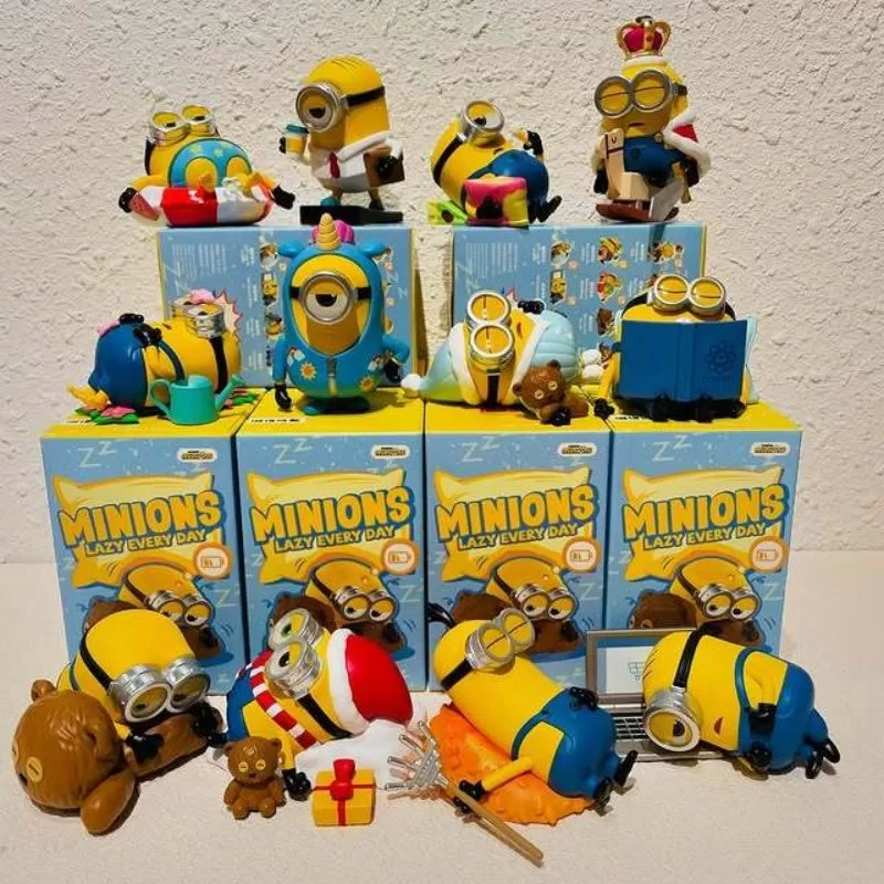 Minions Lazy Every Day Series Conjunto completo abierto