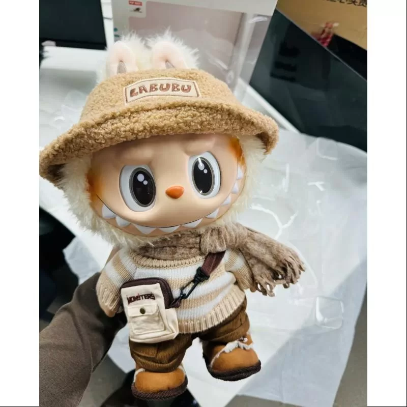 Muñeca de peluche de vinilo Labubu The Monsters Dress be Latte Edición limitada