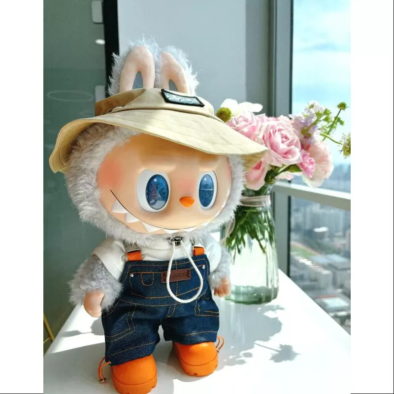 Muñeca de peluche de vinilo de la serie Labubu The Monsters Fall in Wild, edición limitada