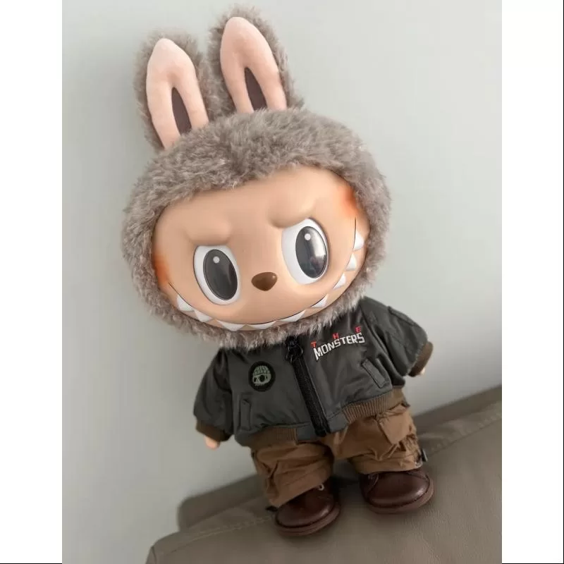 Muñeco de peluche de vinilo Labubu The Monsters Jump For Joy, edición limitada