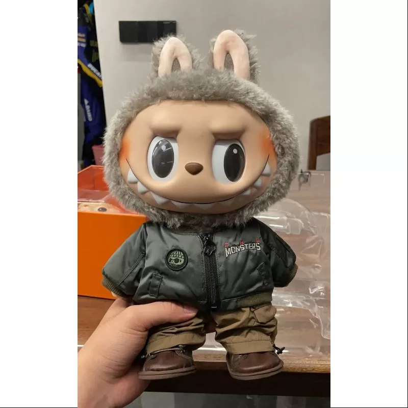 Muñeco de peluche de vinilo Labubu The Monsters Jump For Joy, edición limitada Muñeco de peluche de vinilo Labubu The Monsters Jump For Joy, edición limitada