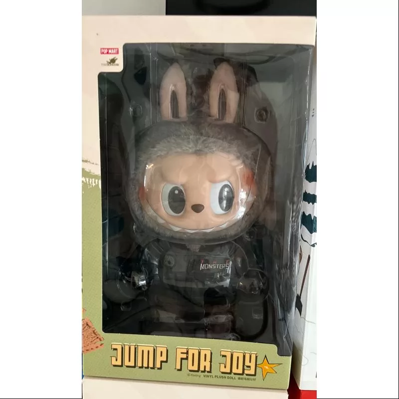 Muñeco de peluche de vinilo Labubu The Monsters Jump For Joy, edición limitada Muñeco de peluche de vinilo Labubu The Monsters Jump For Joy, edición limitada