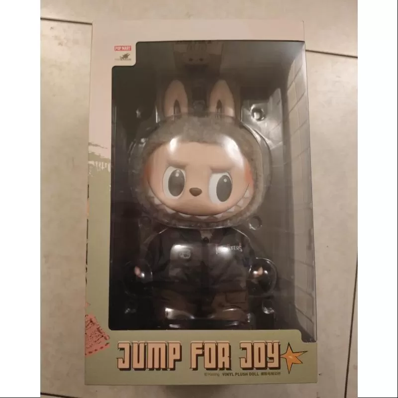 Muñeco de peluche de vinilo Labubu The Monsters Jump For Joy, edición limitada Muñeco de peluche de vinilo Labubu The Monsters Jump For Joy, edición limitada