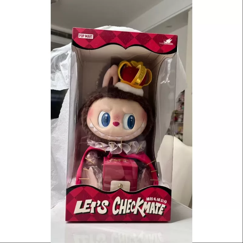 Muñeco de peluche de vinilo Labubu The Monsters Let’s Checkmate, edición limitada de 2025