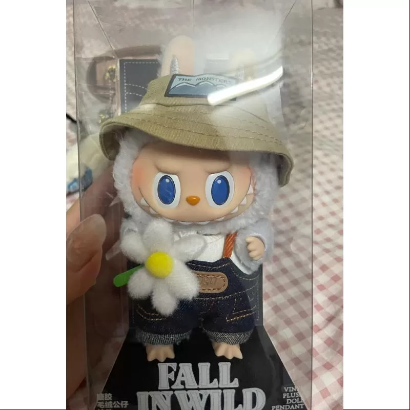 Muñeco de peluche de vinilo con colgante de edición limitada de Labubu The Monsters Fall in Wild Series Muñeco de peluche de vinilo con colgante de edición limitada de Labubu The Monsters Fall in Wild Series