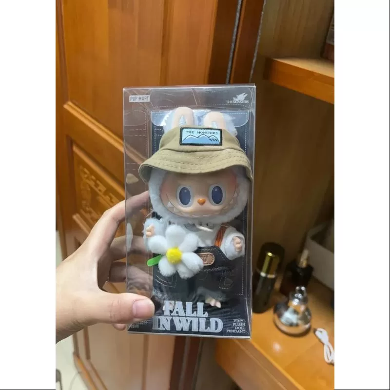 Muñeco de peluche de vinilo con colgante de edición limitada de Labubu The Monsters Fall in Wild Series Muñeco de peluche de vinilo con colgante de edición limitada de Labubu The Monsters Fall in Wild Series