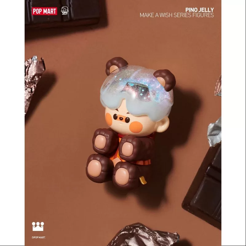 Osito de peluche de chocolate de la serie «Pide un deseo» de Pino Jelly
