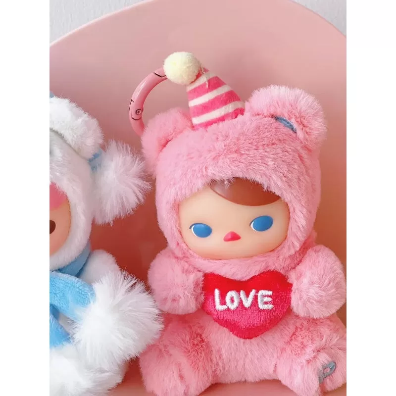 Oso de peluche de vinilo PUCKY Bear Planet Series Happy Bear