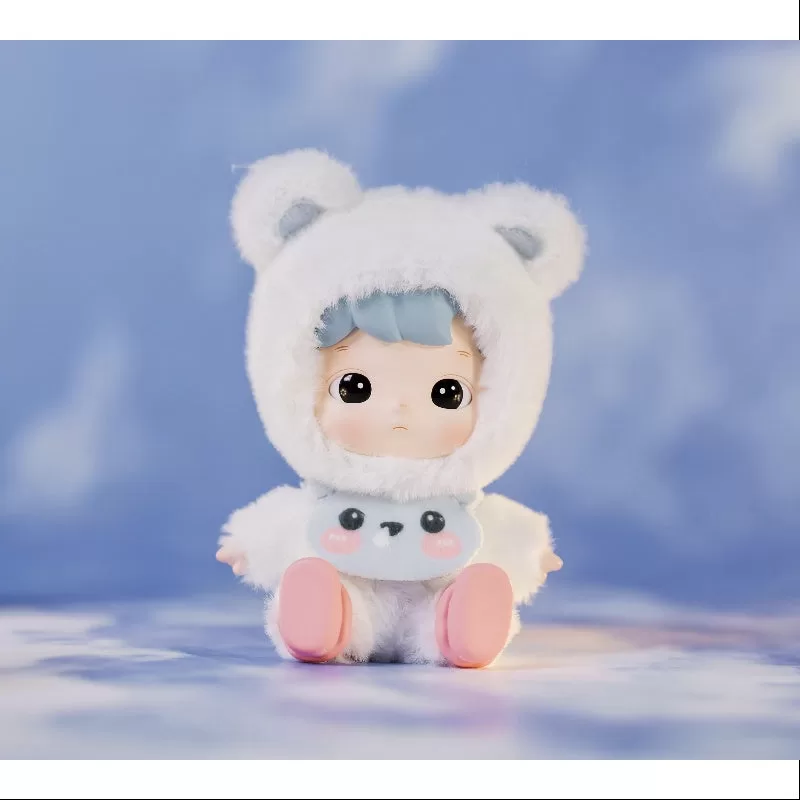 Oso polar gruñón de peluche de vinilo de la serie «Snuggle With You» de Hacipupu