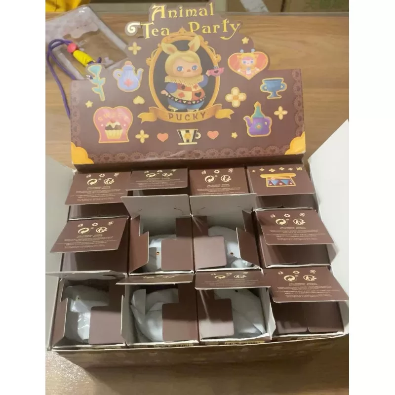 PUCKY Animal Tea Party Series Conjunto completo abierto PUCKY Animal Tea Party Series Conjunto completo abierto