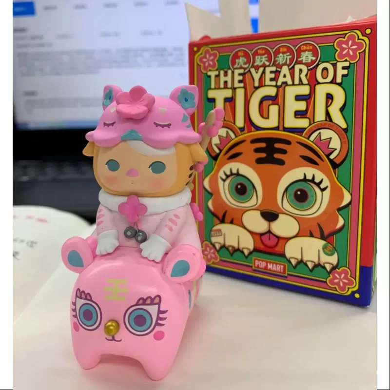 PUCKY Pop Mart La serie del año del tigre Los mejores deseos