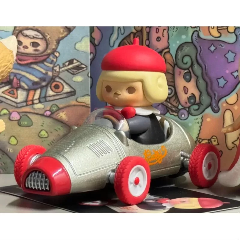 PUCKY Pop Mart PopCar Super Track Series PUCKY CARRERAS NOSTÁLGICAS