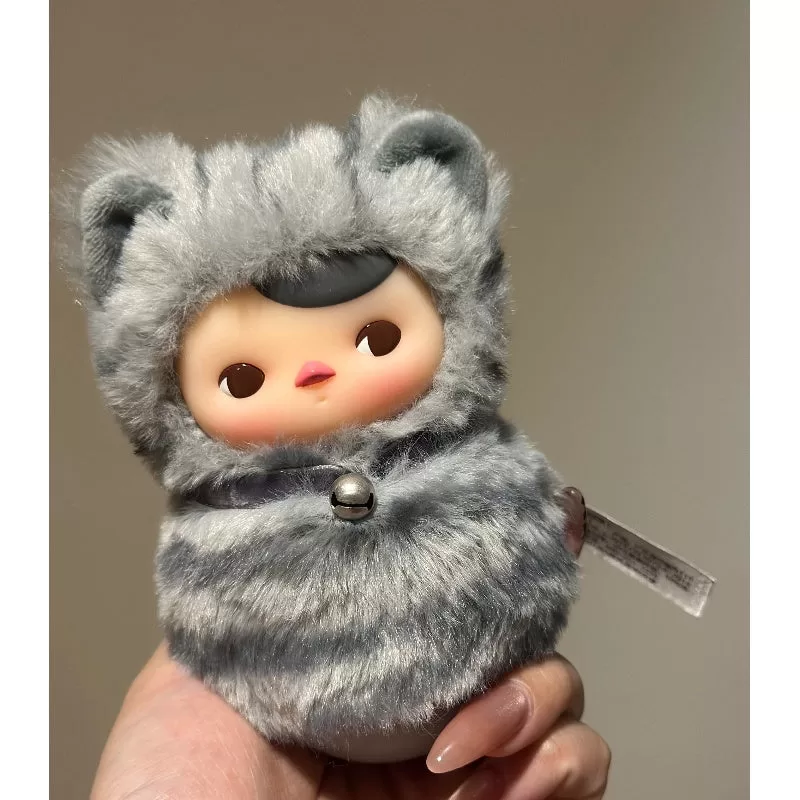 PUCKY Roly Poly Kitty Series Peluche de vinilo American Shorthair