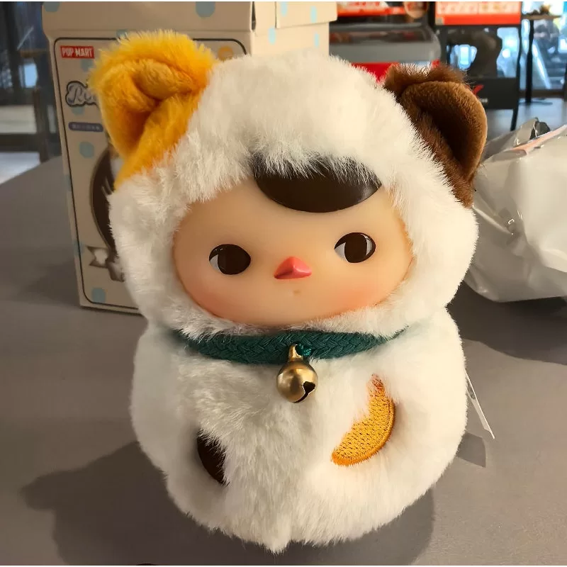 PUCKY Roly Poly Kitty Series Vinilo Peluche Calicó