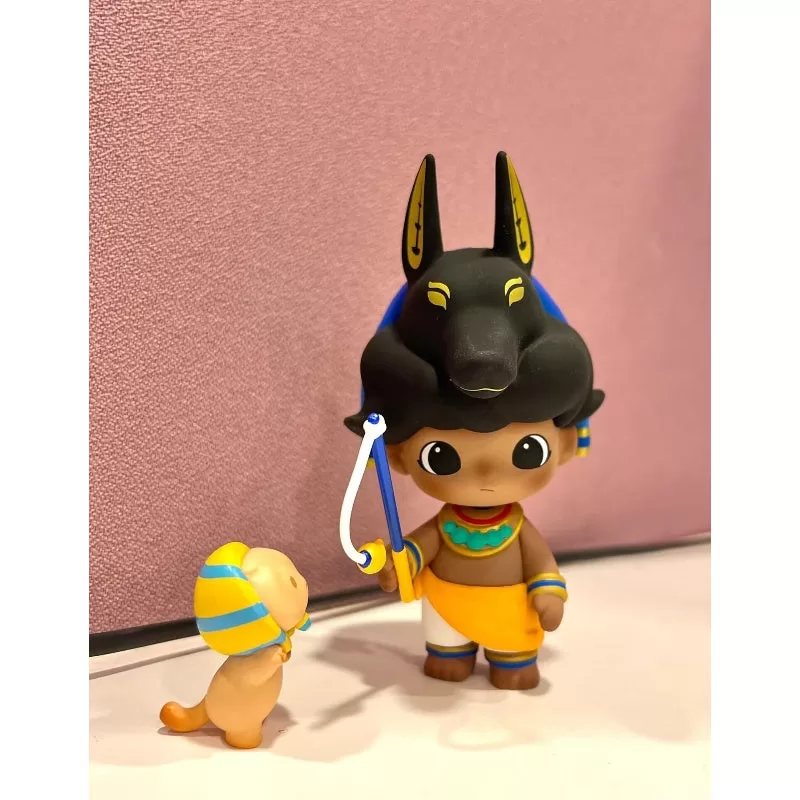 Palo de broma del gato Anubis de la serie Time Roaming de DIMOO