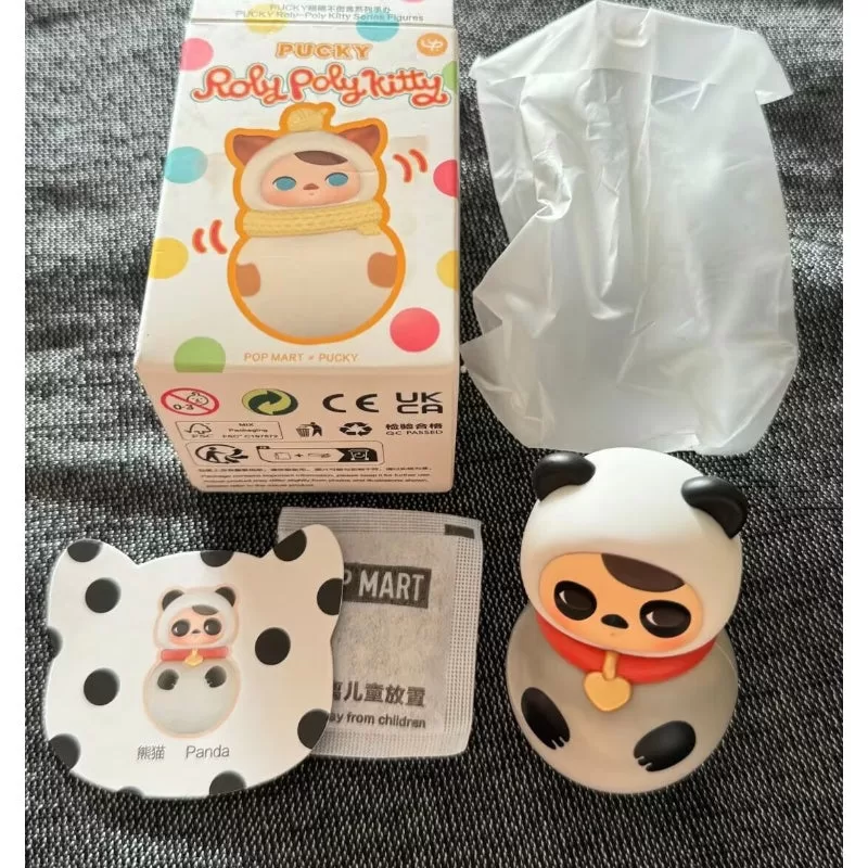 Panda de la serie PUCKY Roly Poly Kitty