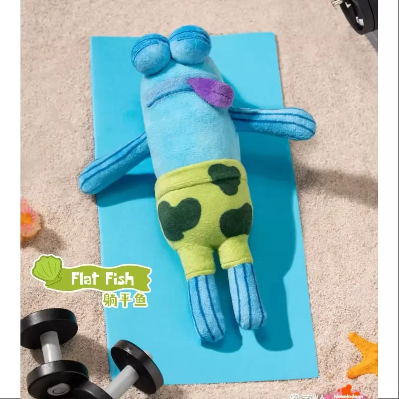Peces planos de la serie de peluches caprichosos de Bikini Bottom Buddies
