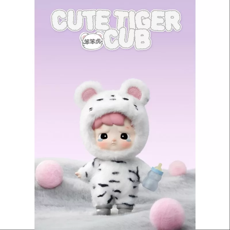 Peluche de vinilo Hacipupu Snuggle With You Series, lindo cachorro de tigre