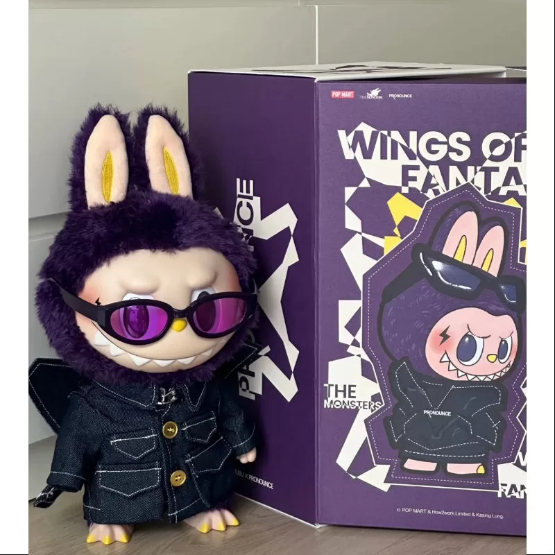 Peluche de vinilo Labubu The Monsters x Pronounce Wings of Fantasy, edición limitada 2024
