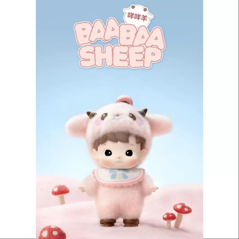 Peluche de vinilo de la serie Hacipupu «Snuggle With You» (oveja Baa Baa)
