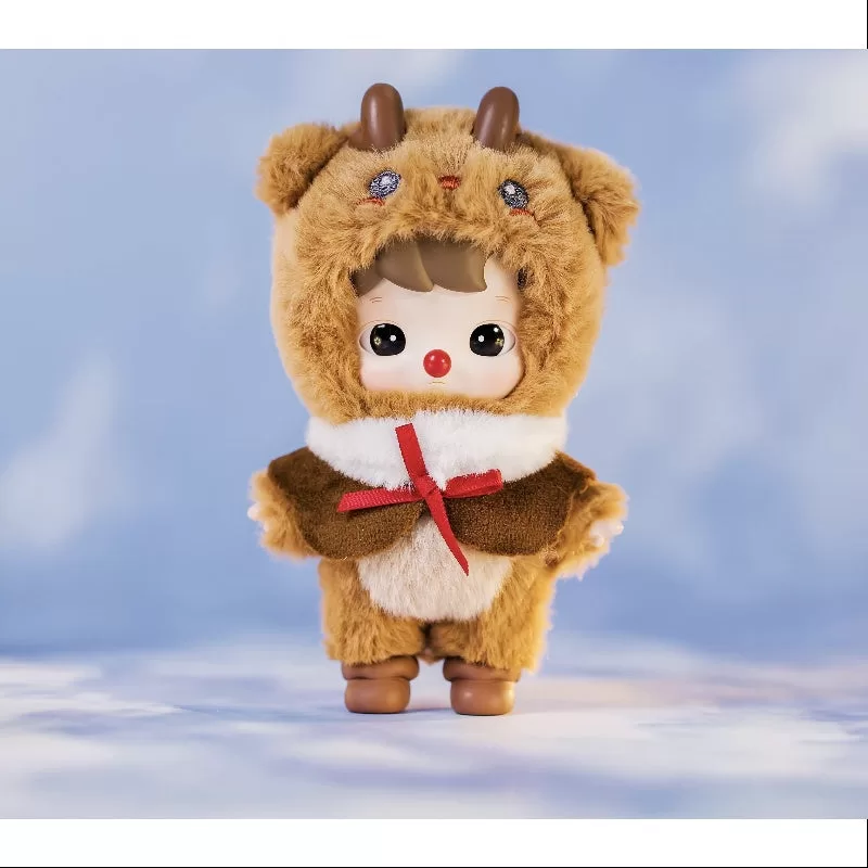 Peluche de vinilo de la serie Hacipupu «Snuggle With You», reno Ding Dong