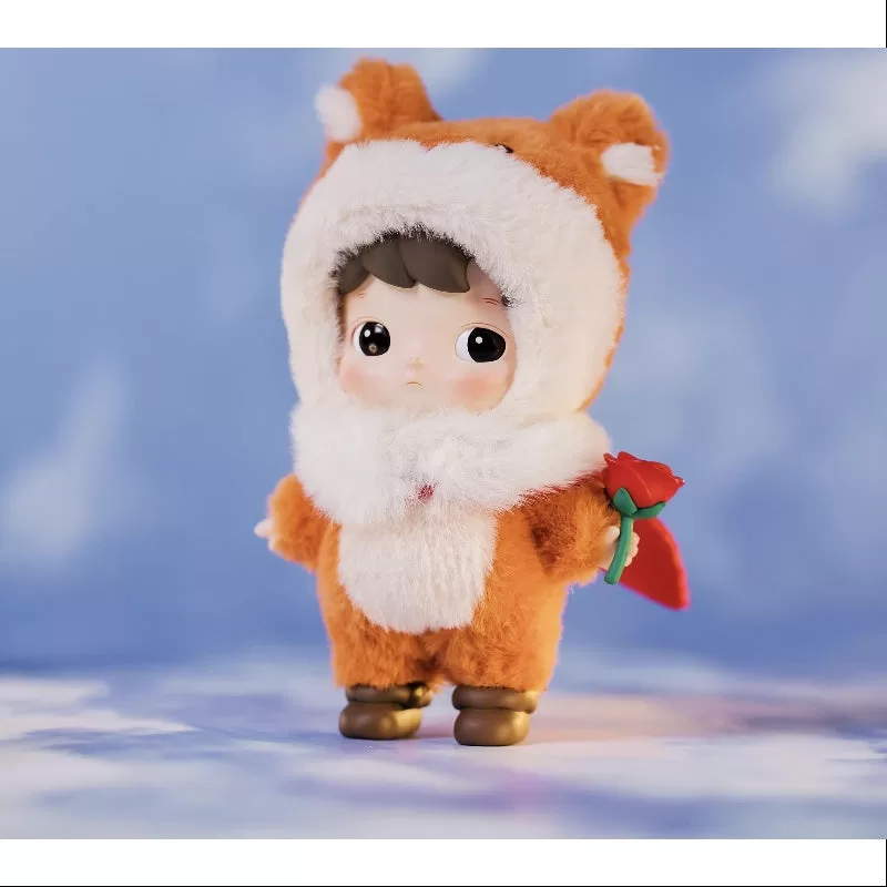 Peluche de vinilo de zorro encantador de la serie Hacipupu Snuggle With You