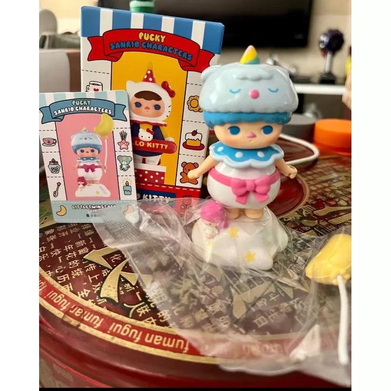 Personajes de la serie Pucky x Sanrio Little Twin Star Kiki