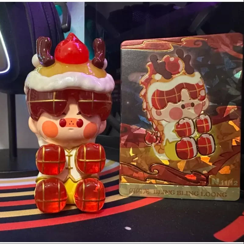 Pino Jelly Pop Mart Loong presenta la serie Treasure BLING BLING LOONG