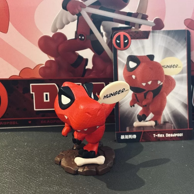 Pop Mart Marvel Deadpool Series T-Rex Deadpool