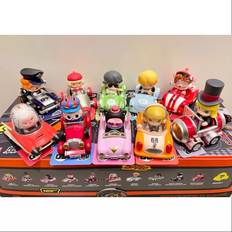 Pop Mart PopCar Super Track Series Conjunto completo abierto