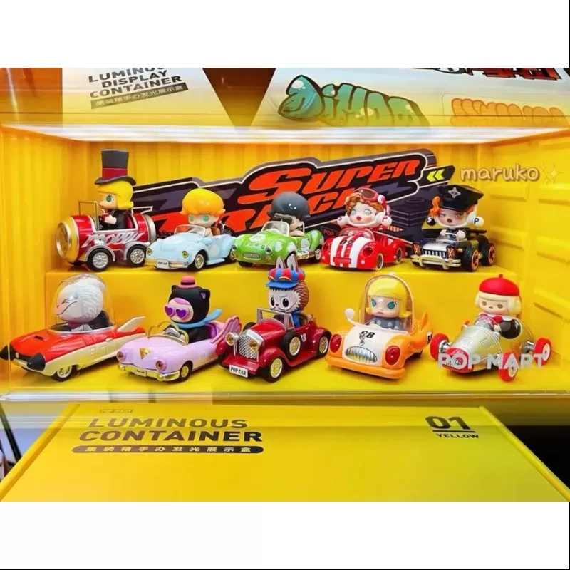 Pop Mart PopCar Super Track Series Conjunto completo abierto