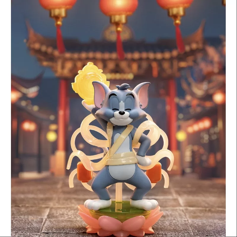 Pop Mart Tom y Jerry Serie Brújula Prohibida Tom en Linterna