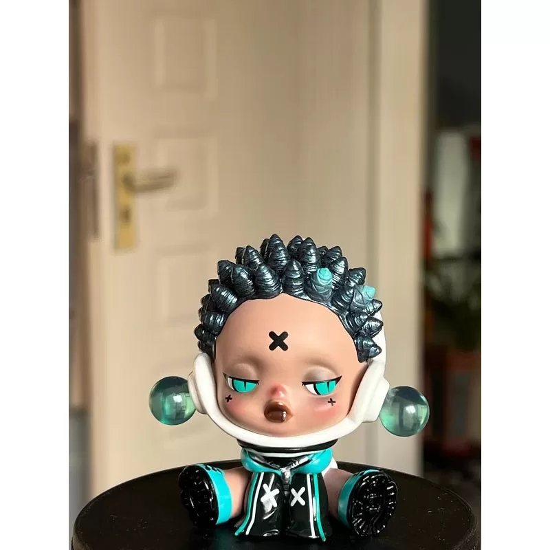 Reproductor de DJ de la serie Skullpanda Ciudad de la Noche