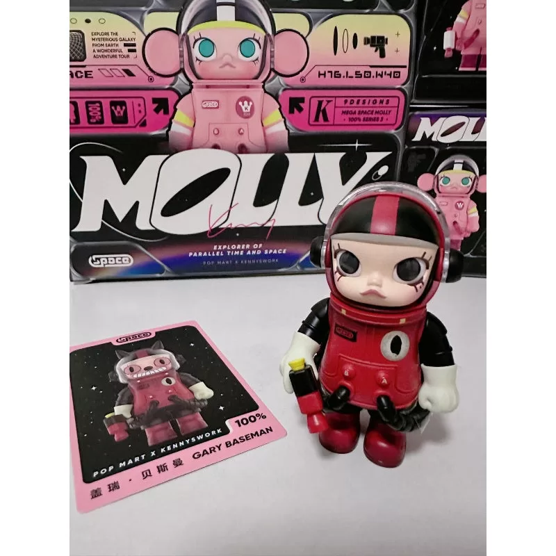 SPACE MOLLY MEGA 100% Serie 3 Gary Baseman