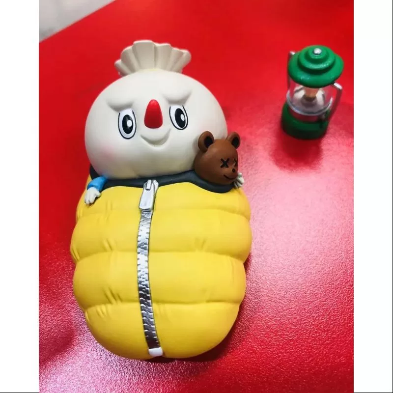 Saco de dormir espeluznante de la serie Camping de los Monstruos de Labubu