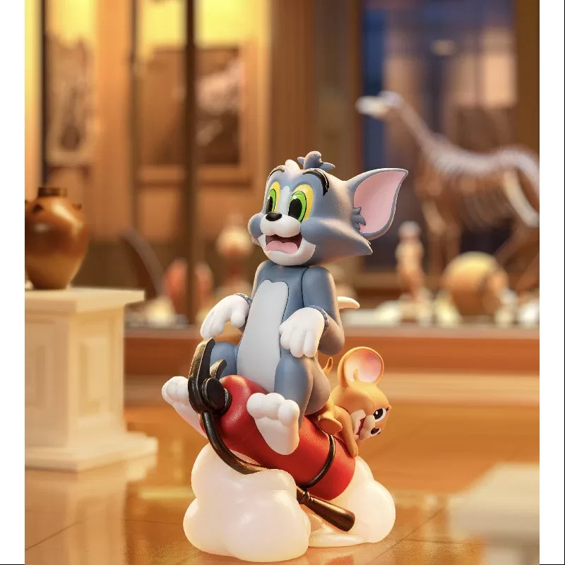 Serie Brújula Prohibida de Tom y Jerry de Pop Mart Asalto con extintor