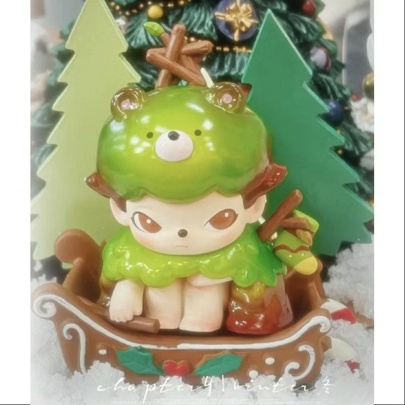 Serie Cartas del Muñeco de Nieve de DIMOO FELIZ NAVIDAD Serie Cartas del Muñeco de Nieve de DIMOO FELIZ NAVIDAD