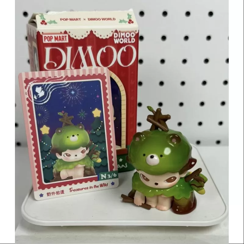 Serie Cartas del Muñeco de Nieve de DIMOO FELIZ NAVIDAD
