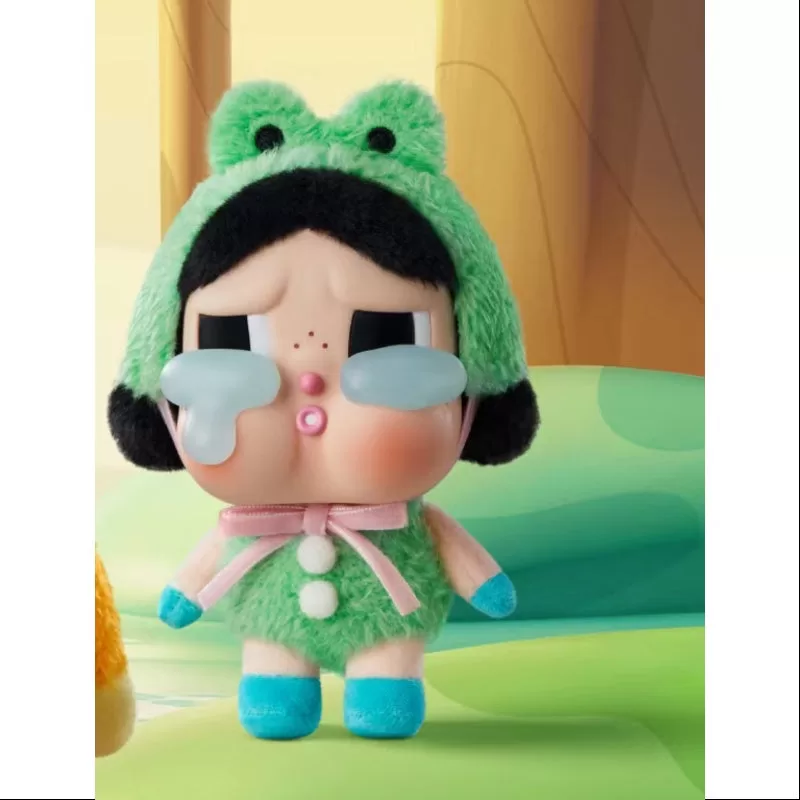 Serie Crybaby Crying Again Peluche de vinilo con cara de rana ¡Qué rana!