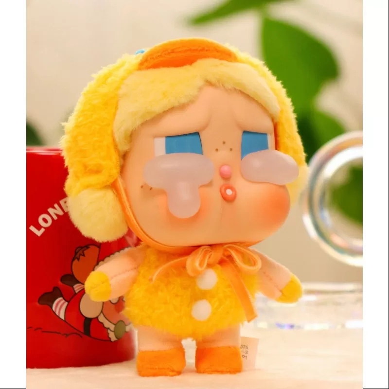 Serie Crybaby Crying Again, pato de peluche con cara de vinilo
