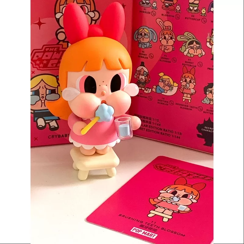 Serie Crybaby Las Chicas Superpoderosas Cepillando los Dientes Blossom