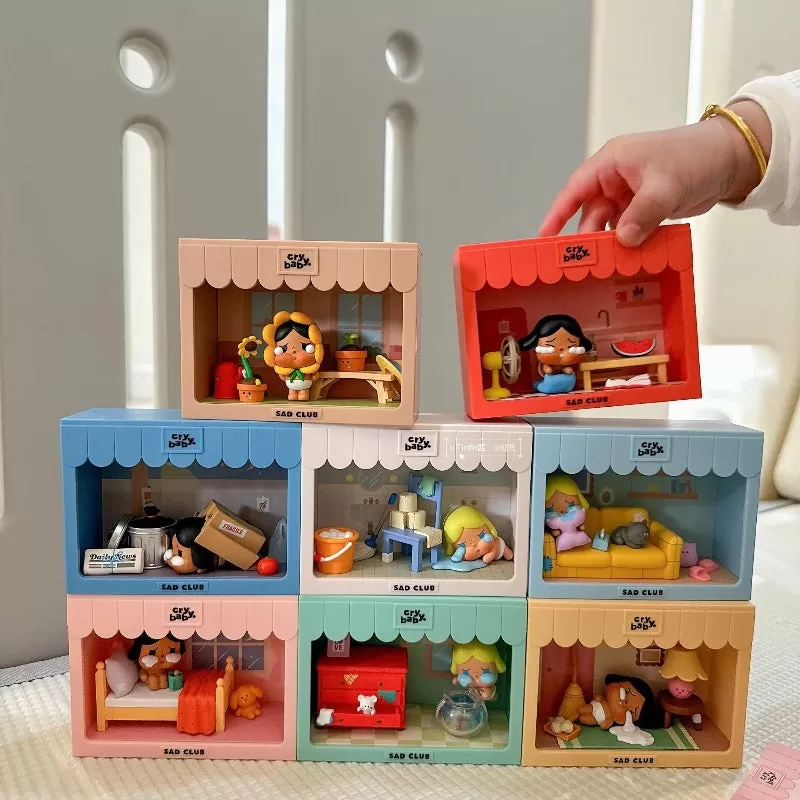 Serie Crybaby Sad Club, set completo abierto
